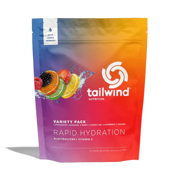 Tailwind Nutrition Sports Drinks Box of 15 / Variety Pack Rapid Hydration Drink 850039211423