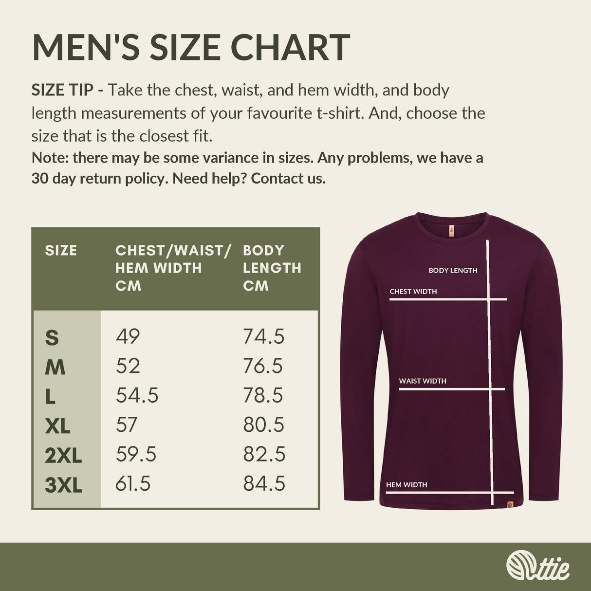 Men's Long Sleeve Merino T-Shirt