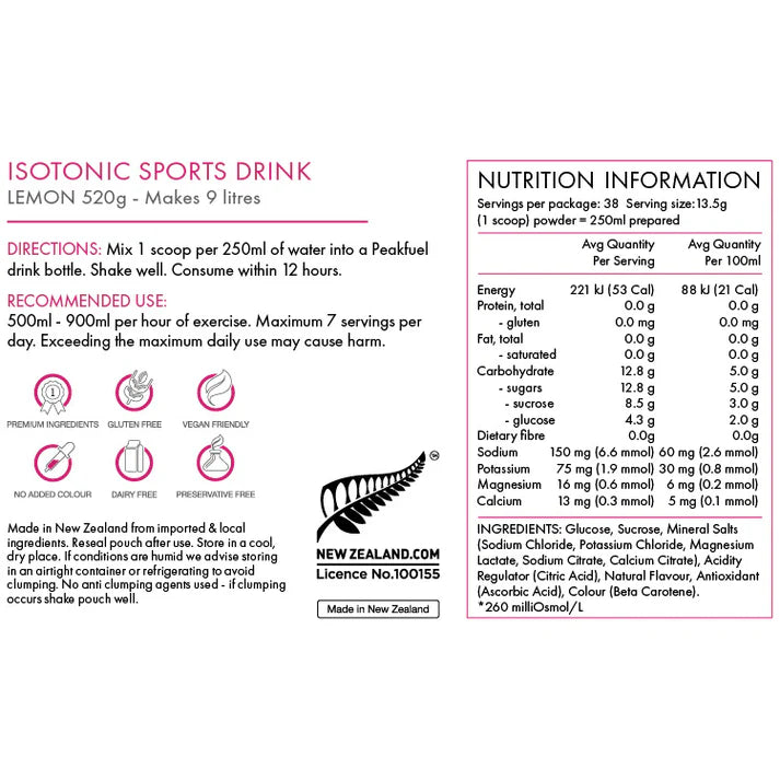 Isotonic Sports Drink Powder