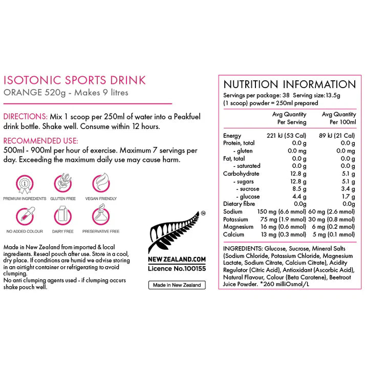 Isotonic Sports Drink Powder