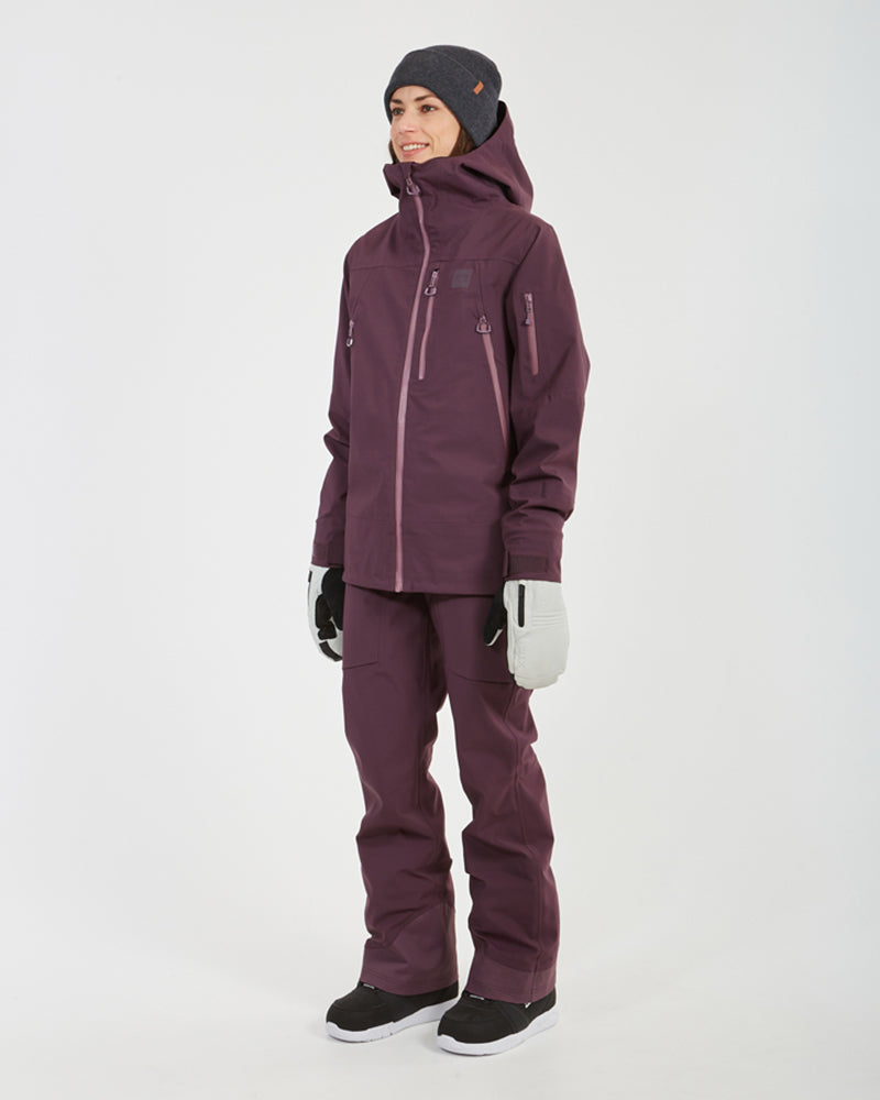 XTM Womens Solitaire Ski Jacket Plum