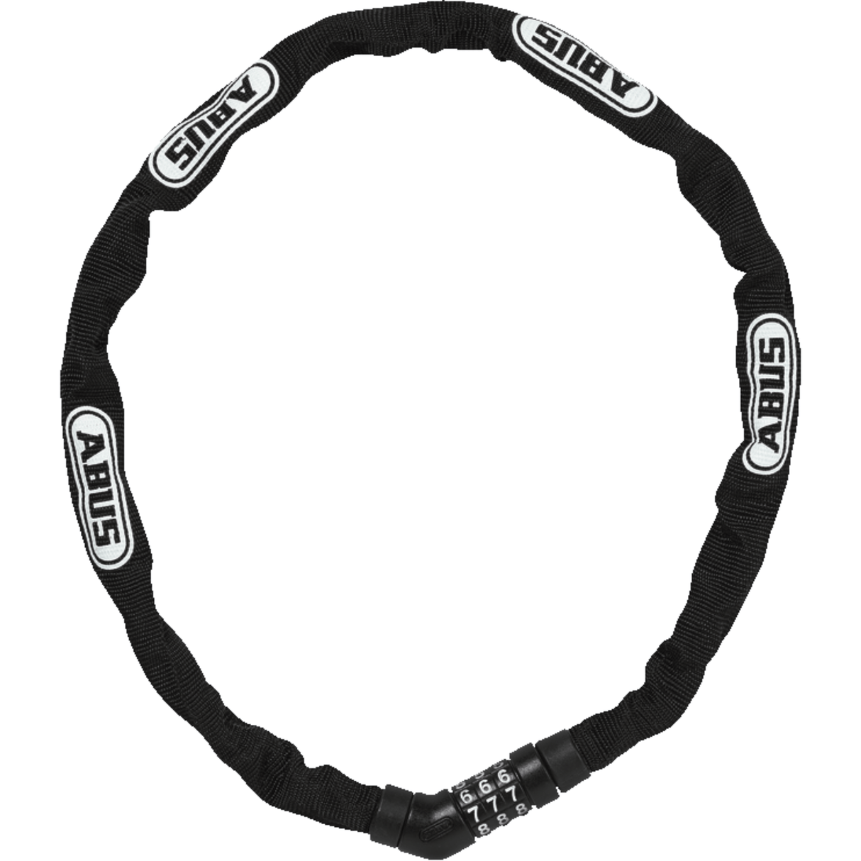 Abus Bicycle Lock 75cm X 4mm / Black Steel-O-Chain 4804 Combo (No Bracket) AX71617