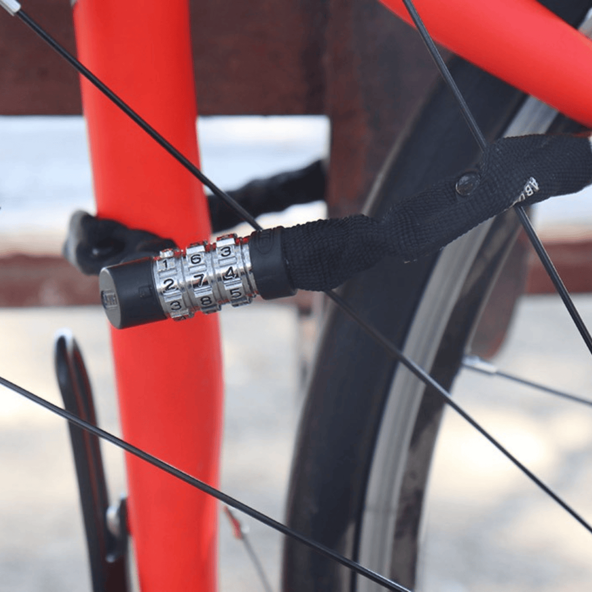 Abus Bicycle Lock Chain Lock 1200 Web