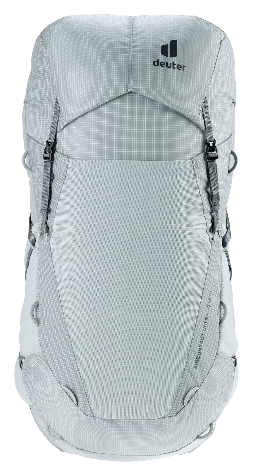 Deuter Aircontact Ultra 45+5 SL in Tin Shale, straight-on front view