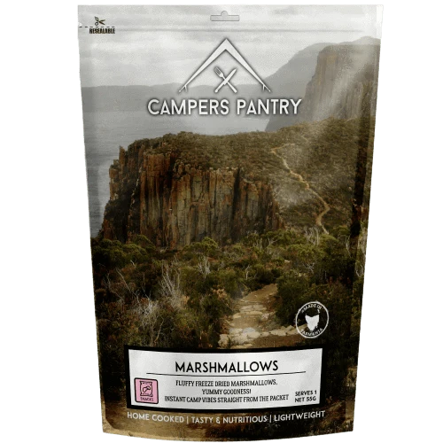 Campers Pantry Dehydrated Meals 25 (4 Serves) / Marshmallows Freeze-dried Pantry Ingredients