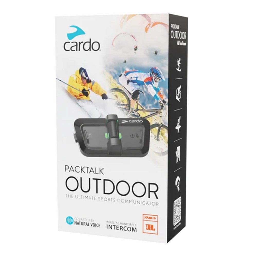 Cardo Intercom 2 Pack (Black) Cardo Packtalk Outdoor (JBL) SP000001-2PCK