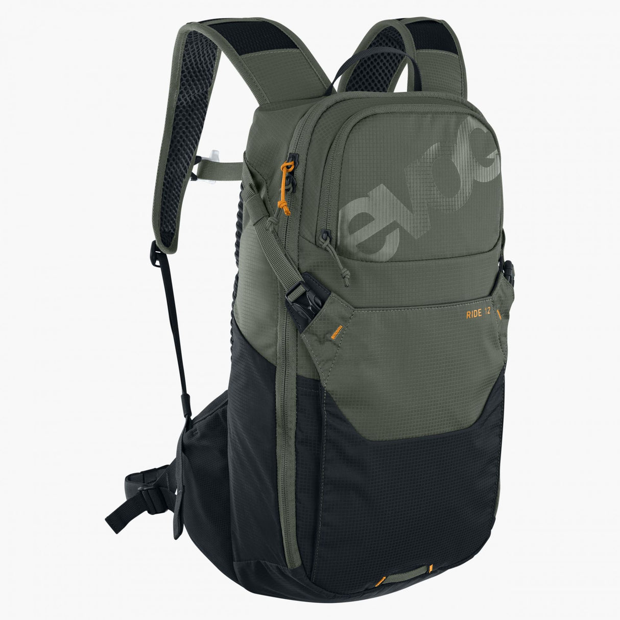 Evoc Hydration Pack Bike Dark Olive / Black Ride 12 + Hydration Bladder 2L Backpack EV100323331