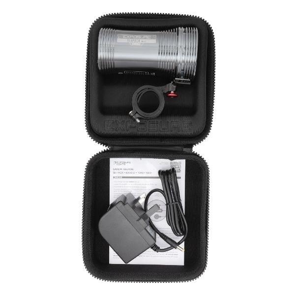 Exposure Lights Bike Light Front & Rear Pair Gun Metal Exposure Six Pack Mk14 EL-6PK14GMB