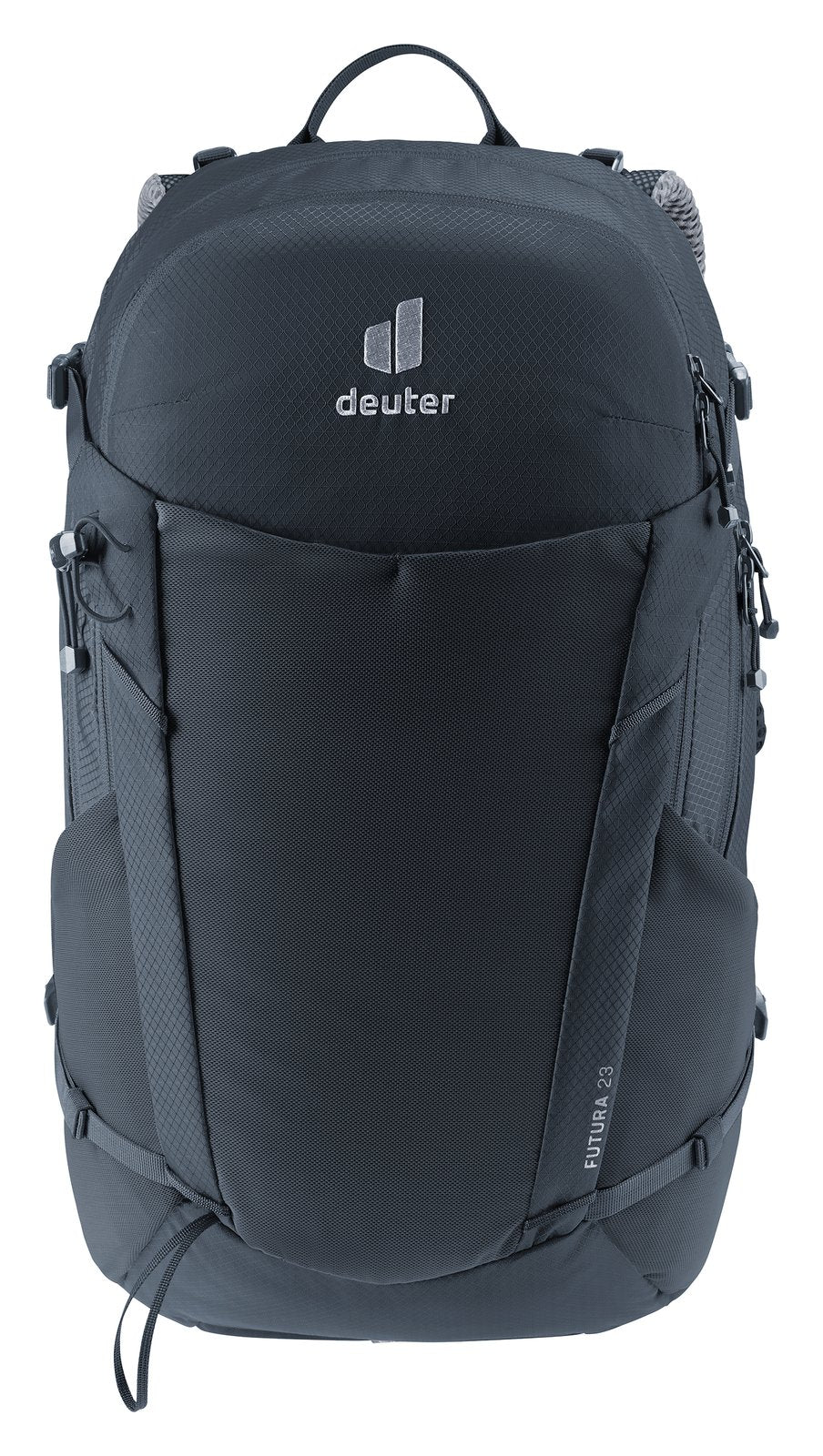 Deuter Futura 23 in Black, straight-on front view