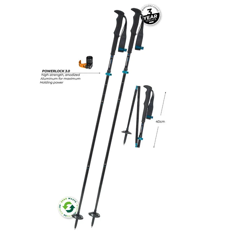 Komperdell Trekking Poles FX Lite Carbon Vario Approach 104769