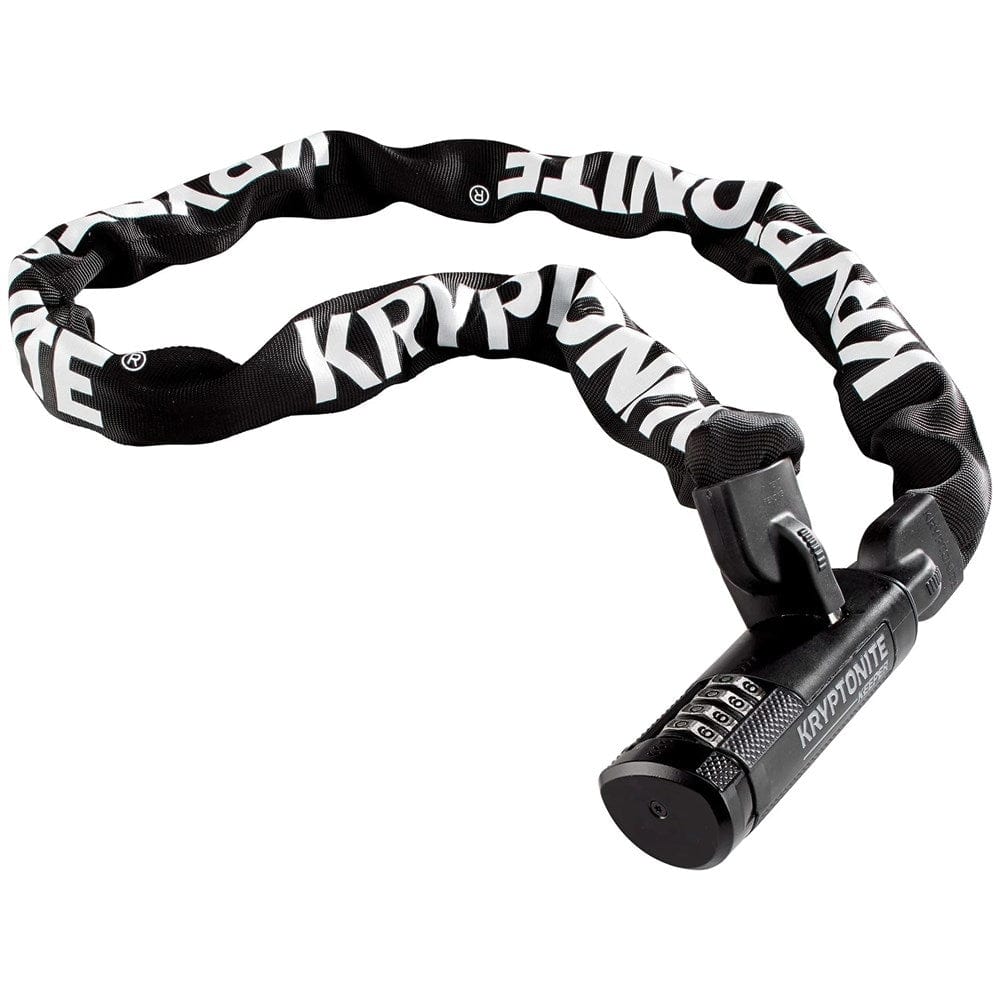 Kryptonite Bicycle & Travel Locks Keeper 712 Combination Integrated Chain 120cm x 7mm KR003298