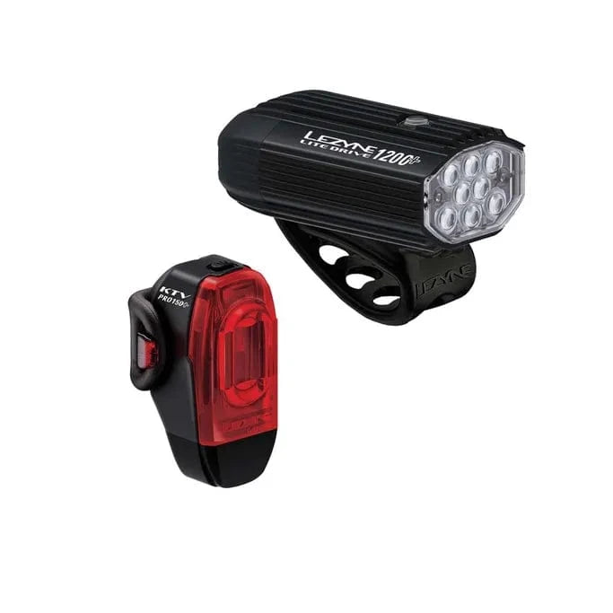 Lezyne Handlebar Lights Lite Drive 1200+ / KTV Drive Pro+ Pair LZ1LED16PV737