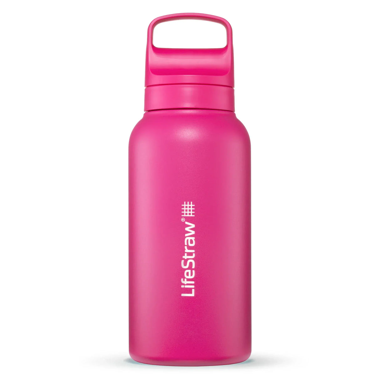 LifeStraw Water Bottle 1 L / Orchid Pink Go 2.0 Stainless Steel Water Filter Bottle LGV41SOPWW