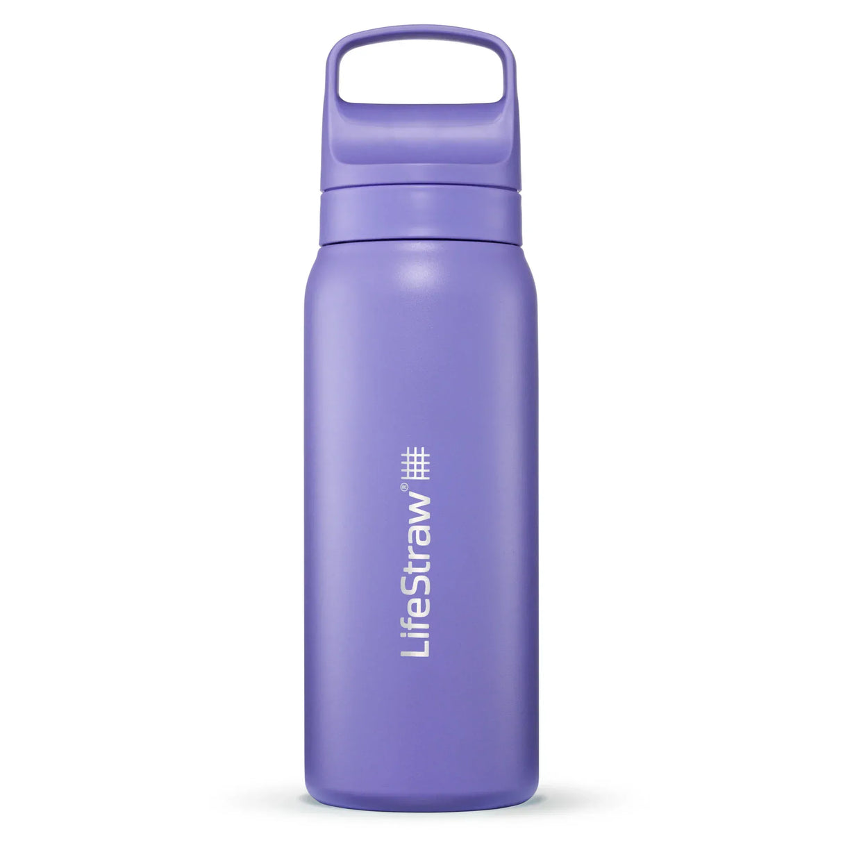 LifeStraw Water Bottle 700 ml / Thistle Purple Go 2.0 Stainless Steel Water Filter Bottle LGV42STPWW