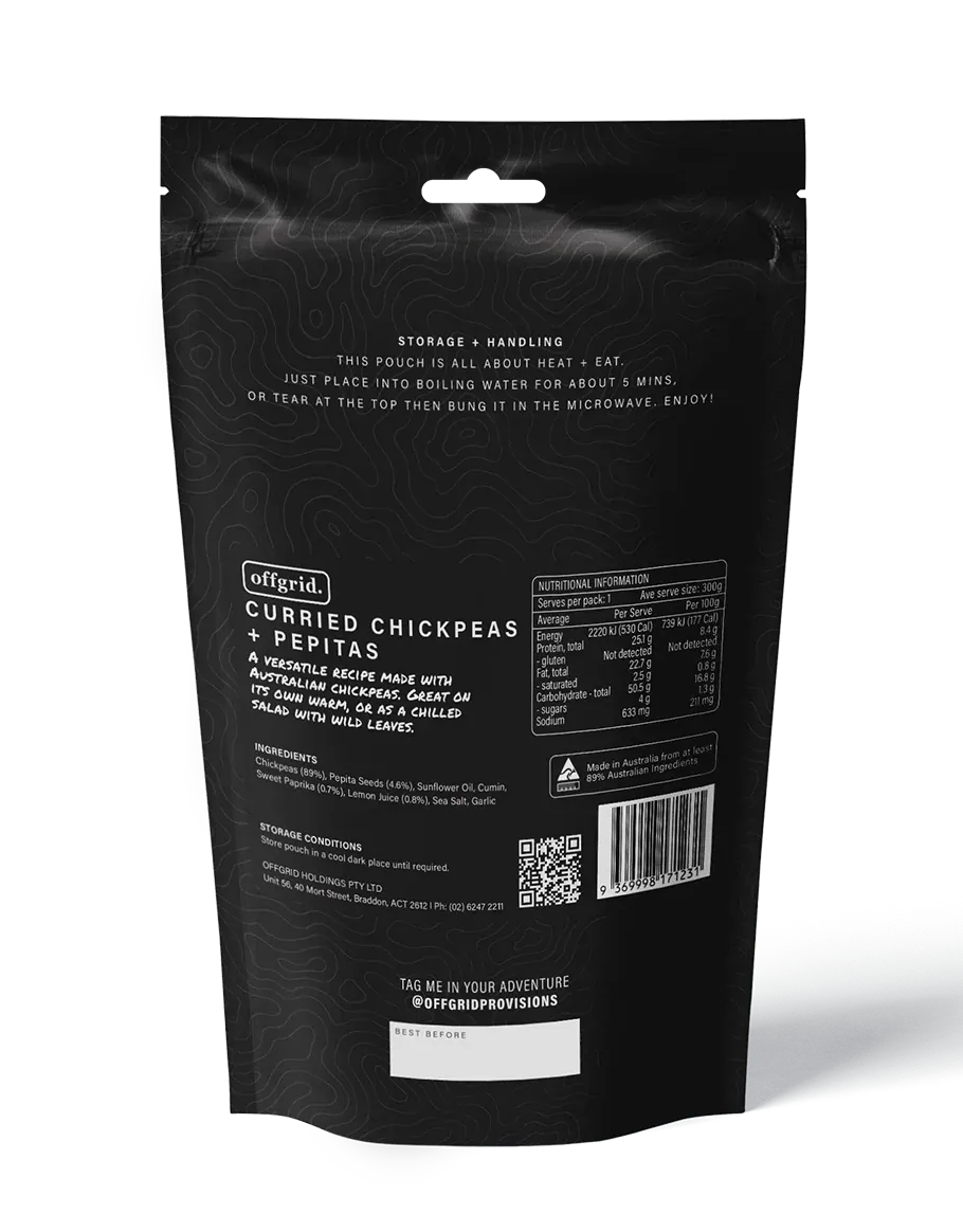 Offgrid Prepared Meals & Entrées Heat & Eat Meals