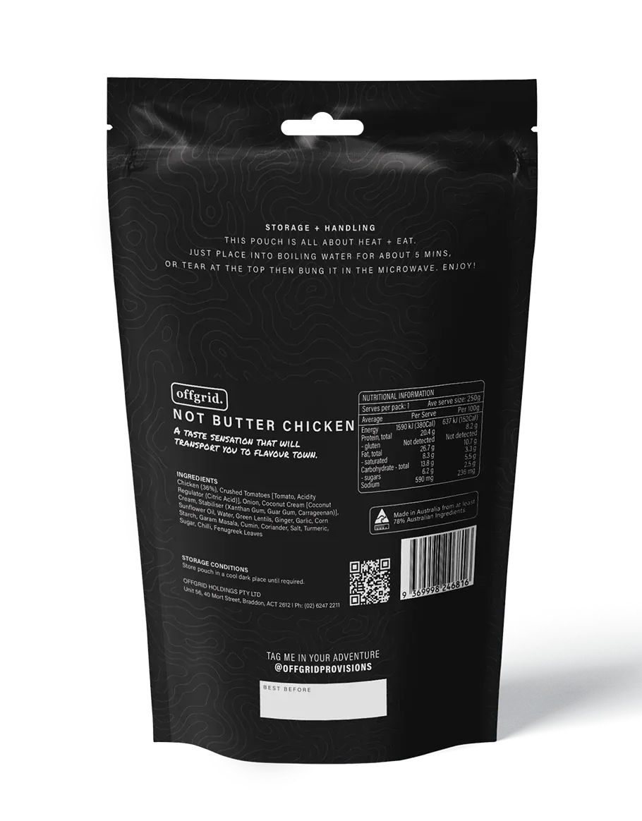 Offgrid Prepared Meals & Entrées Heat & Eat Meals