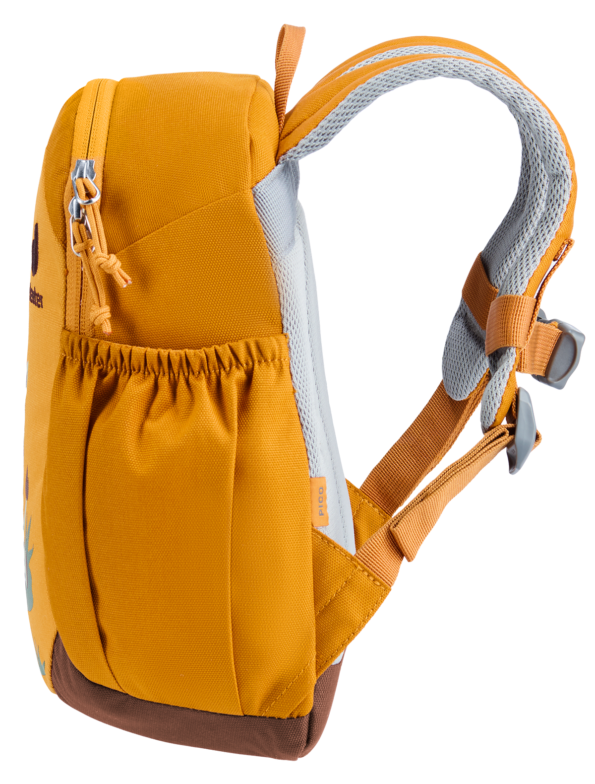 Deuter Pico narrow side profile showing its depth