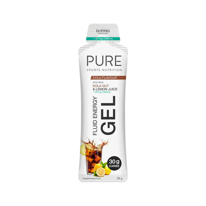 Puresport Energy Gel Single (50g) / Cola + Caffeine 50g Fluid Energy Gel 50EGC