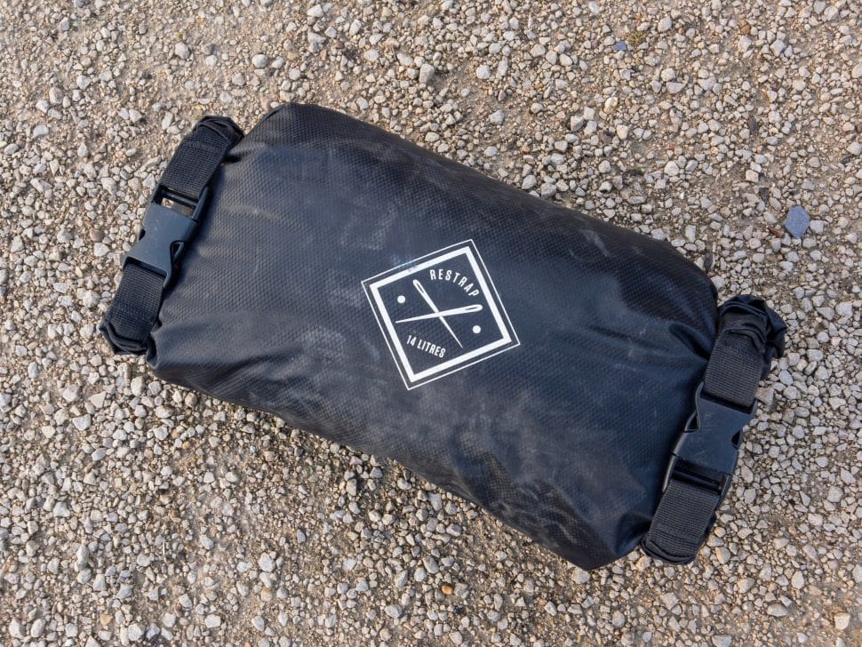 Restrap Handle Bar Bags 14 L Dry Bag Double Roll RS DB2-14L-BLK