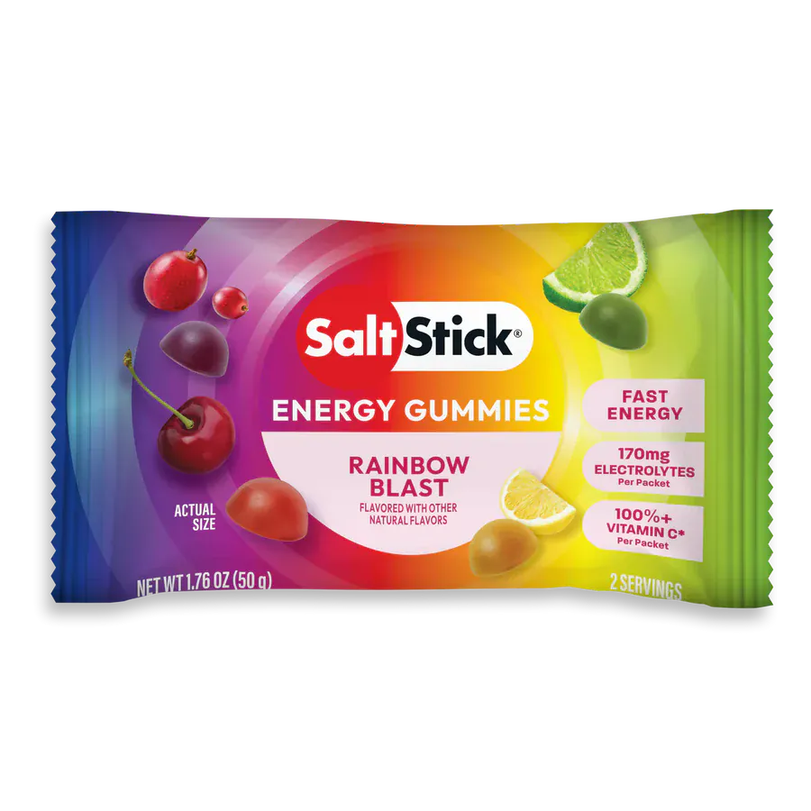 SaltStick Energy Chews Single / Rainbow Blast Energy Gummies SS-10-6050