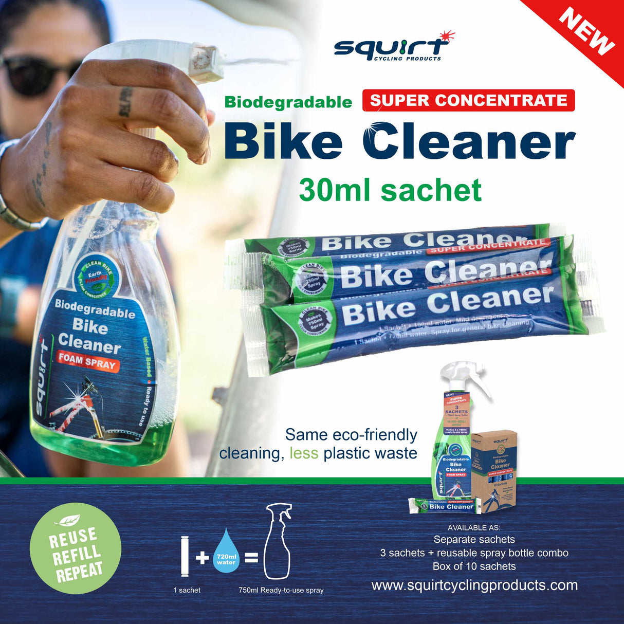 Squirt Bike Cleaner Squirt Bike Cleaner Super Concentrate