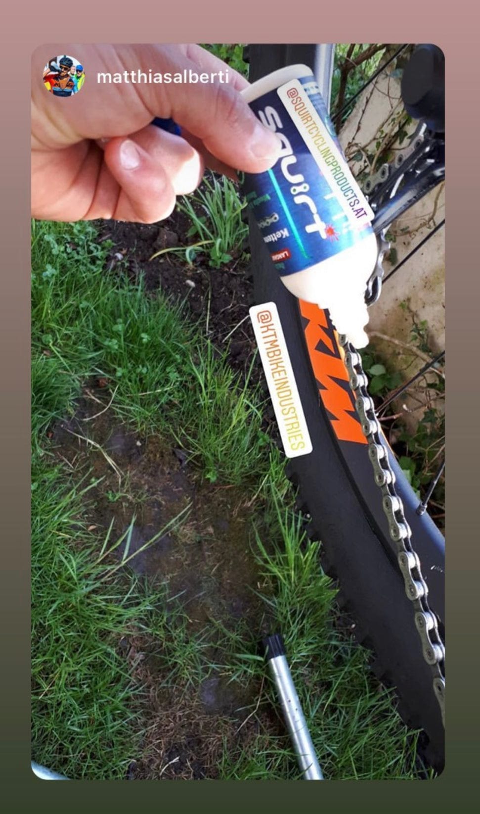 Squirt Chain Lube Squirt Dry Lube