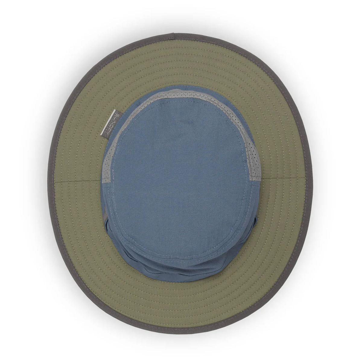 Top-down view of the Mineral/Timber Brushline Bucket showing the round brim