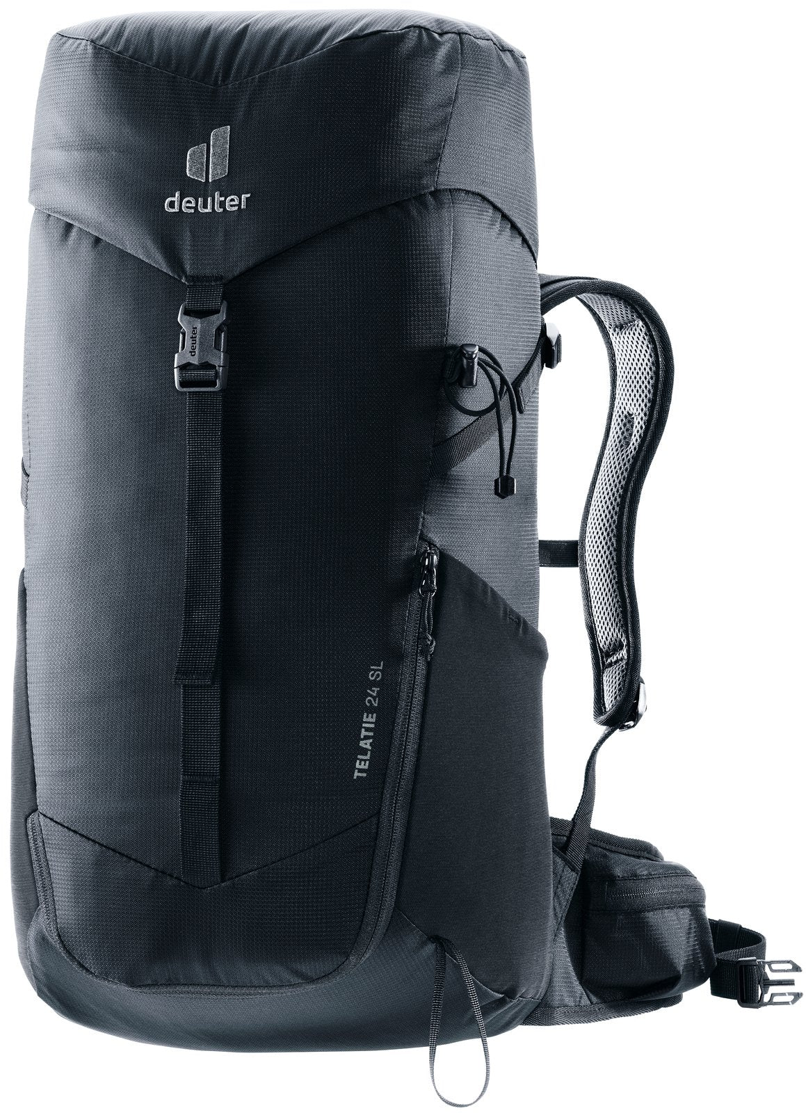 Deuter Telatie 24 SL women's hiking daypack in Black, front three-quarter view