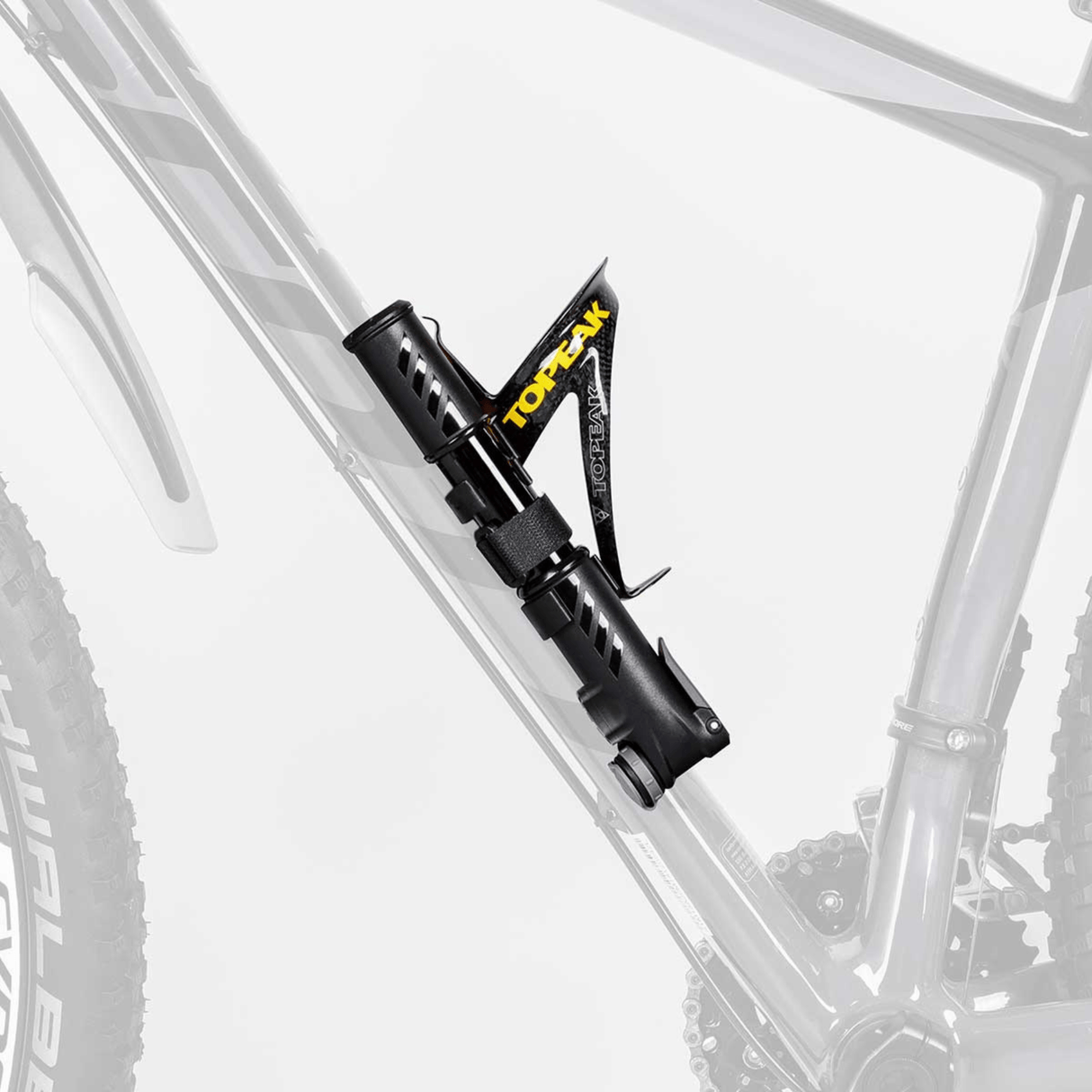 Topeak Bicycle Pump Mountain DA G Dual Action with Gauge TMDA1G