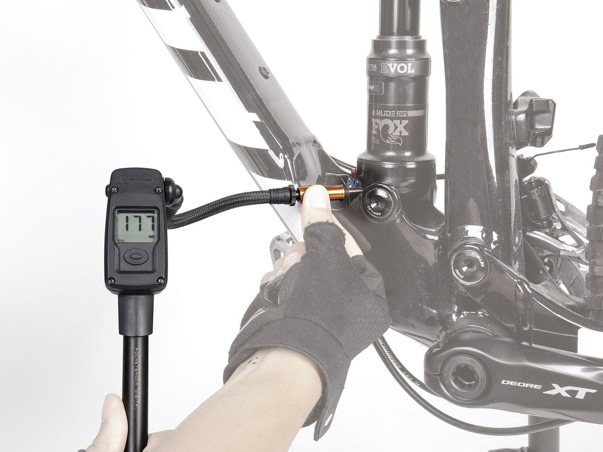 Topeak Bicycle Pump Pocket Shock Digital TPSDG1