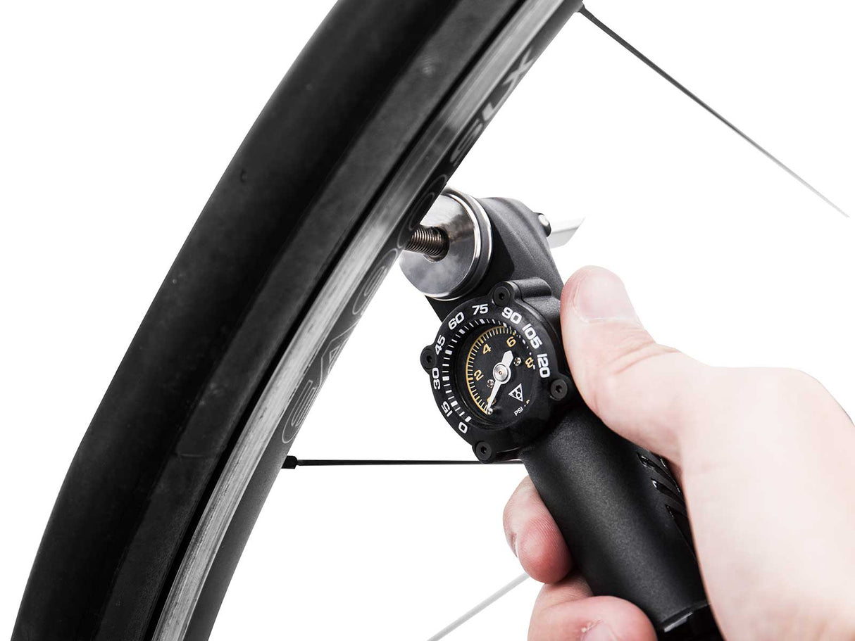 Topeak Bicycle Pump Roadie Dual Action with Guage TRDA1G