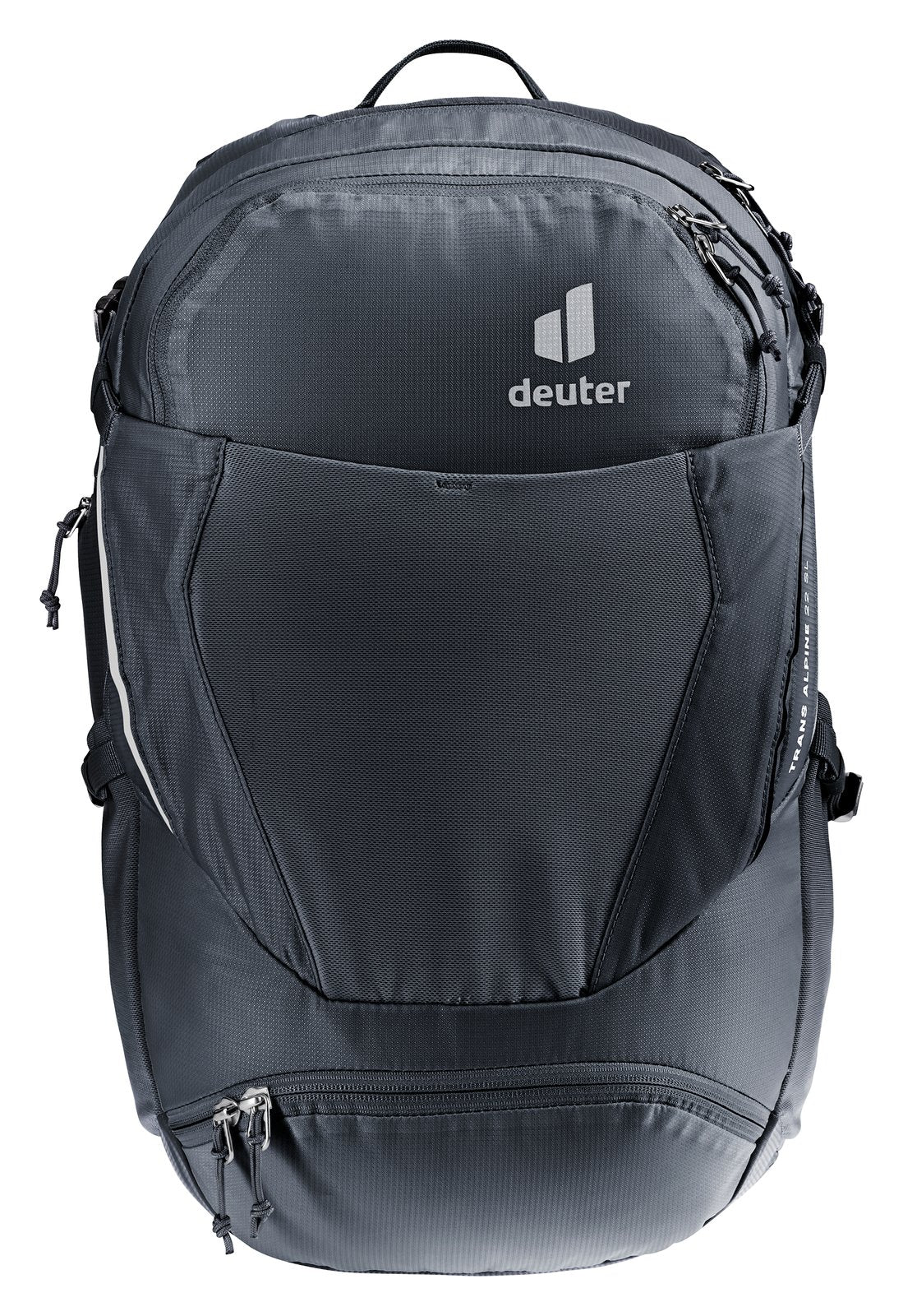 Deuter Trans Alpine 22 SL in Black, straight-on front view