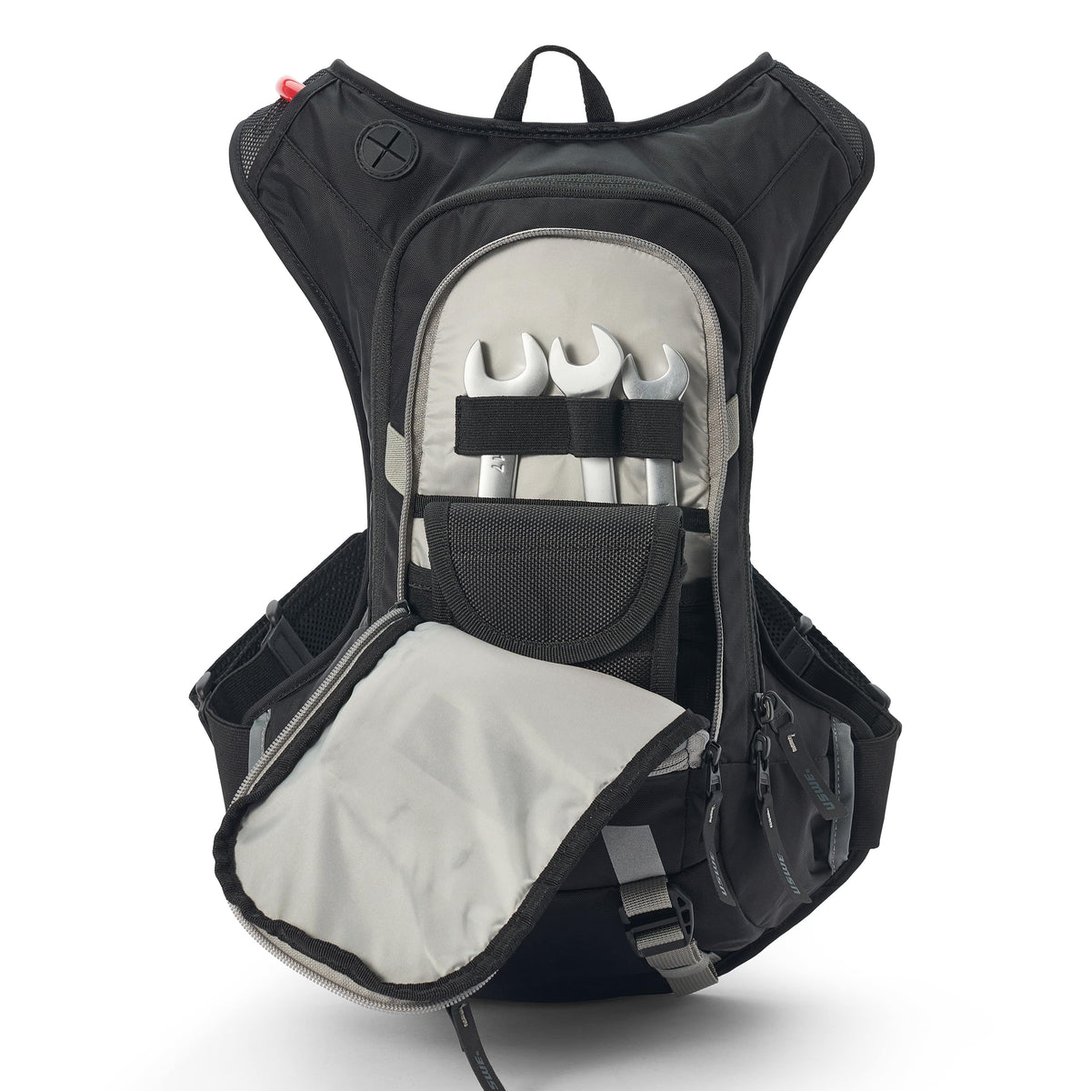 USWE Hydration Pack Bike Black/Gray Moto Hydro 12L XTR Dirt Biking Hydration Pack US5212059001