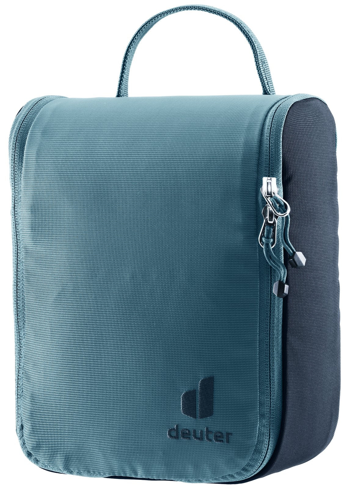 Deuter Wash Center I in Atlantic Ink, blue-grey toiletry bag with navy sides