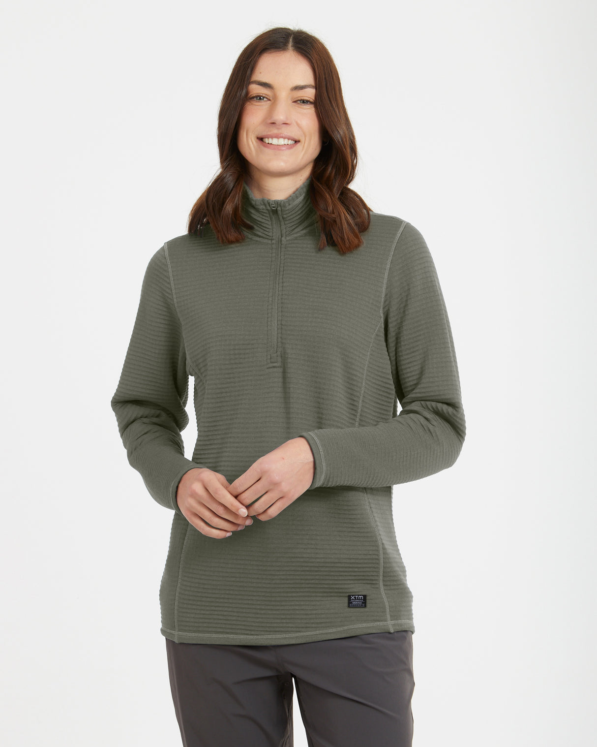 Womens Merino Aero Grid Fleece