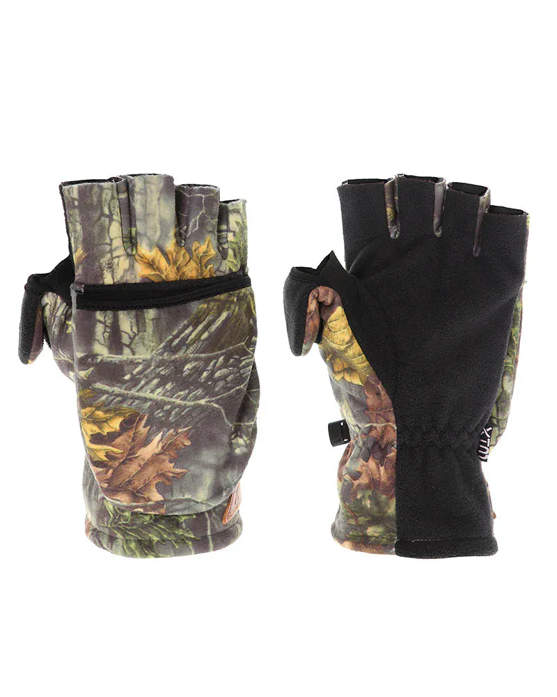XTM Performance Gloves Scope Hooded Fingerless Microfleece Glove
