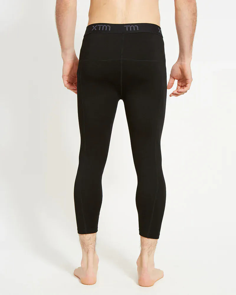 XTM Performance Men's Thermal Pants Men's Merino 230 Wool 3/4 Length Thermal Pants
