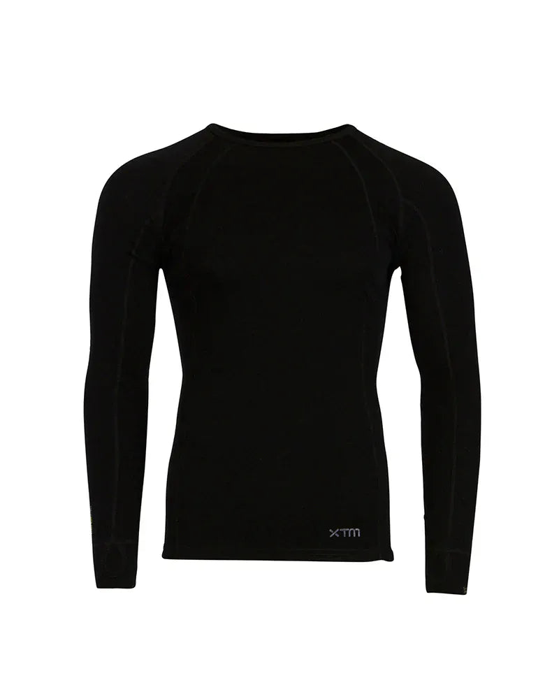 XTM Performance Men's Thermal Top Black / S Men's Merino 230 Wool Long Sleeve Thermal Top MM001-BLK-S