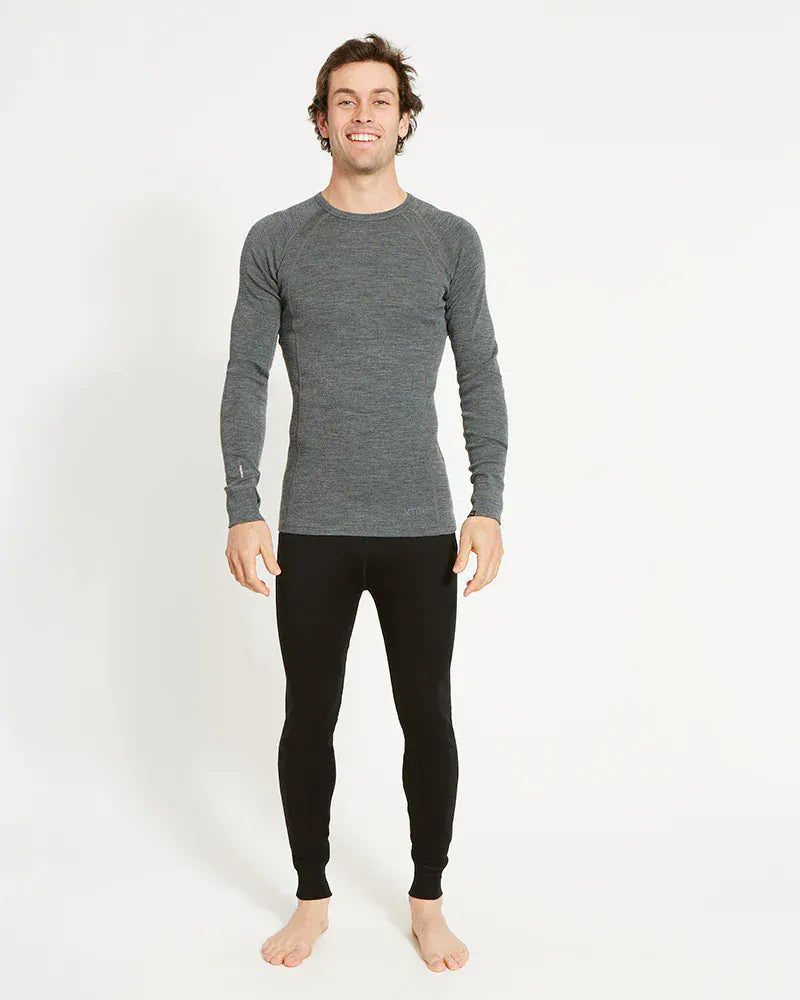 XTM Performance Men's Thermal Top Men's Merino 230 Wool Long Sleeve Thermal Top