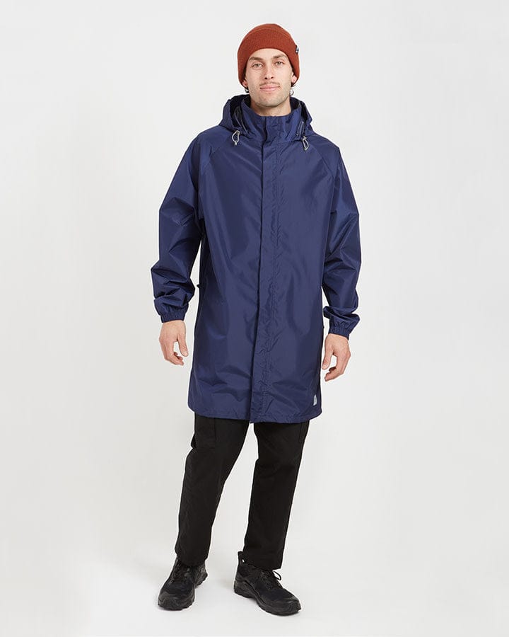 XTM Performance Rain Jacket Stash 2L Unisex Adult 3/4 Length Packable Rain Jacket