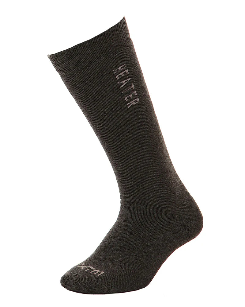 XTM Performance Unisex Hiking Socks Grey / A2-8 Heater Thick Australian Merino Wool Blend Winter Socks SU002-GRY-0208