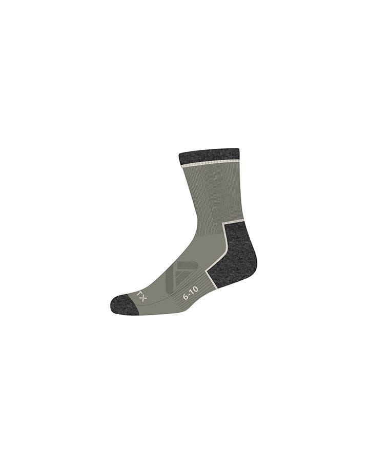 XTM Performance Unisex Hiking Socks Light Khaki / A2-8 Venture Lightweight Merino Wool-Blend Hiking Sock SU038-LKK-0208