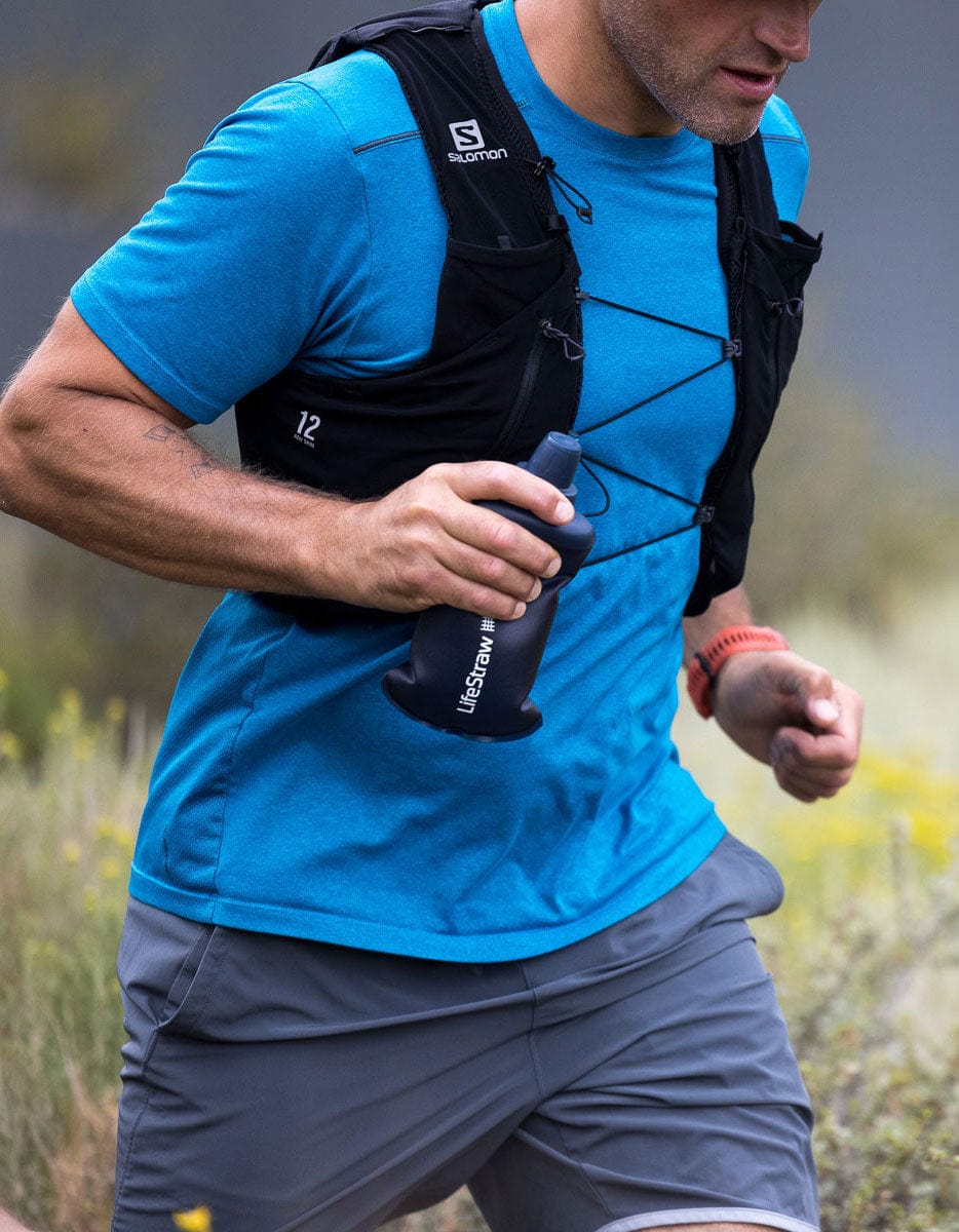 Lifestraw Water Treatment Collapsible Squeeze Bottle With Filter Peak Series