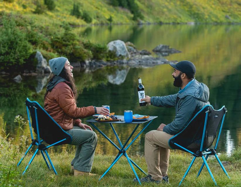 Camping chairs and tables