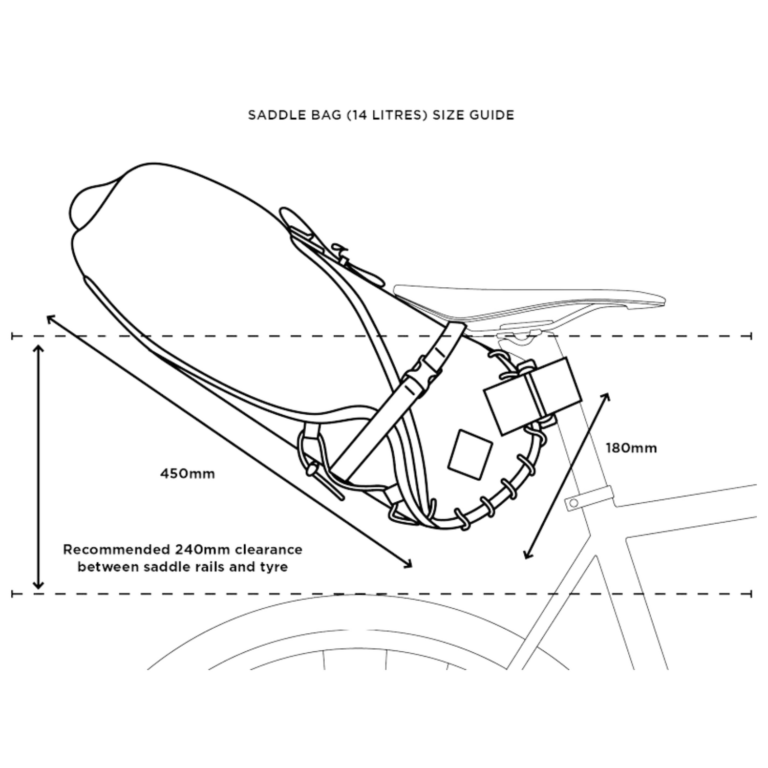 Bikepacking Saddle Bag + Dry Bag