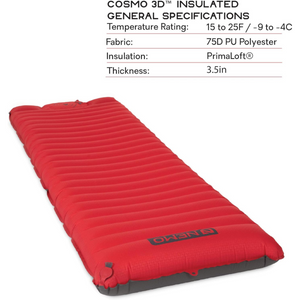 Cosmo 3D Insulated Long Wide Sleeping Pad