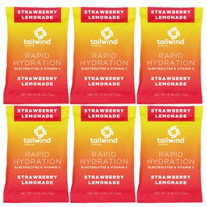 Tailwind Nutrition Sports Drinks Pack of 6 / Strawberry Lemonade Rapid Hydration Drink 85003921114-6