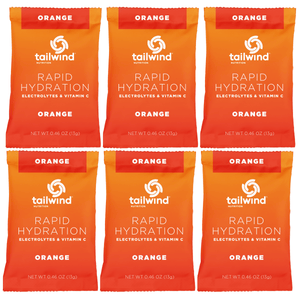 Tailwind Nutrition Sports Drinks Pack of 6 / Orange Rapid Hydration Drink 85003921116-6