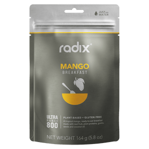 Radix Dehydrated Meals Single Serve (800 kcal) / Mango Ultra Breakfast Meals v9.0 9421036750607