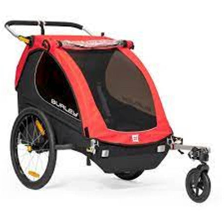Burley Honey Bee Double bike trailer, red